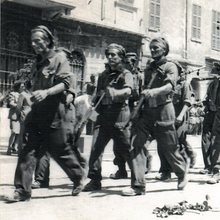 La 28ª Brigata Garibaldi "Mario Gordini" sfila a Ravenna il 20 maggio 1945