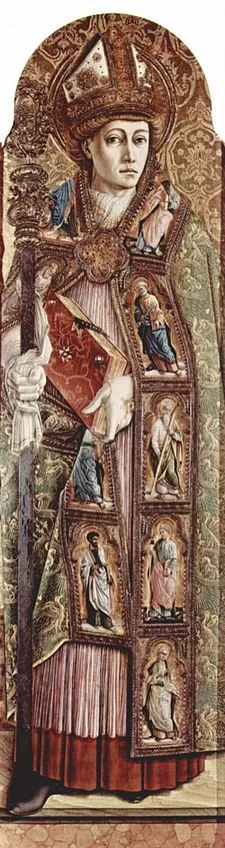 S.Emidio in un dipinto di Carlo Crivelli (Cattedrale di Ascoli Piceno, Cappella del Sacramento)