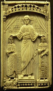 Ottone II e Tefofano incoronati da Cristo