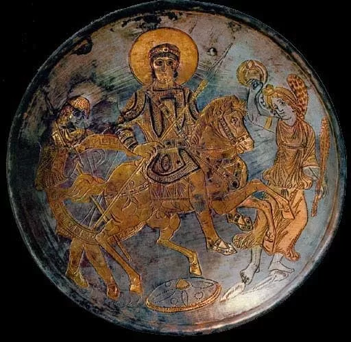 Costanzo II raffigurato nel "missorium di Kerch"