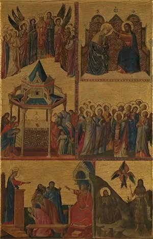 Giovanni da Rimini: "Scene della vita della Vergine"