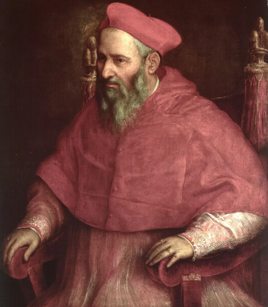 Il cardinal Giovanni Maria Ciocchi del Monte, poi Papa Giulio III, ritratto dal bolognese Prospero Fontana