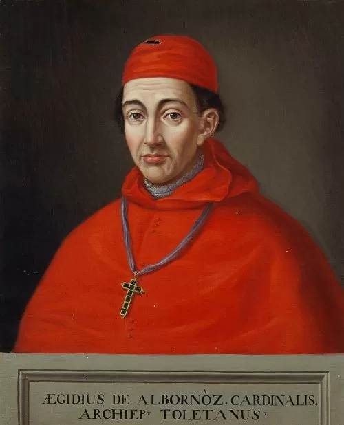 Il cardinale Gil (Egidio) Álvarez Carrillo de Albornoz (Madrid, museo del Prado)