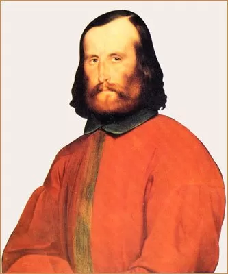 Garibaldi ritratto da Gaetano Gallino (1848)