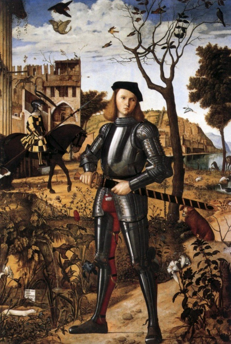 Vittore Carpaccio: "Ritratto di cavaliere" (1510 ca.)