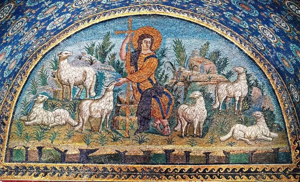 Mosaico nel mausoleo di Galla Placidia a Ravenna