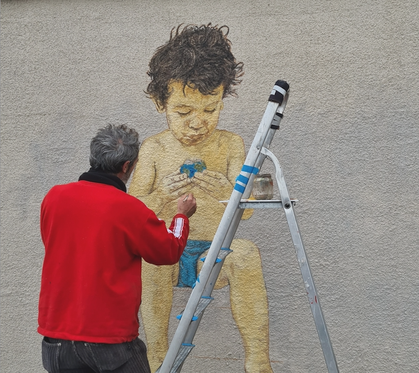 Santarcangelo: concluso il murale dell'artista Marcello Di Camillo lungo la  via Emilia - Chiamami Città